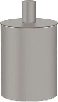 Sanco 80101-M25 Metallic Set Bathroom Brush and Trash Can Bronze