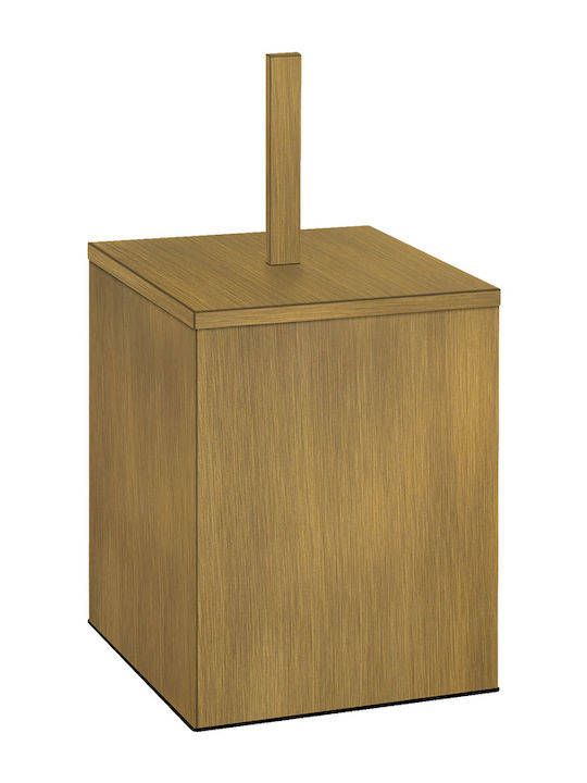 Sanco 90653-A75 Metallic Bathroom Bin 5lt Brown