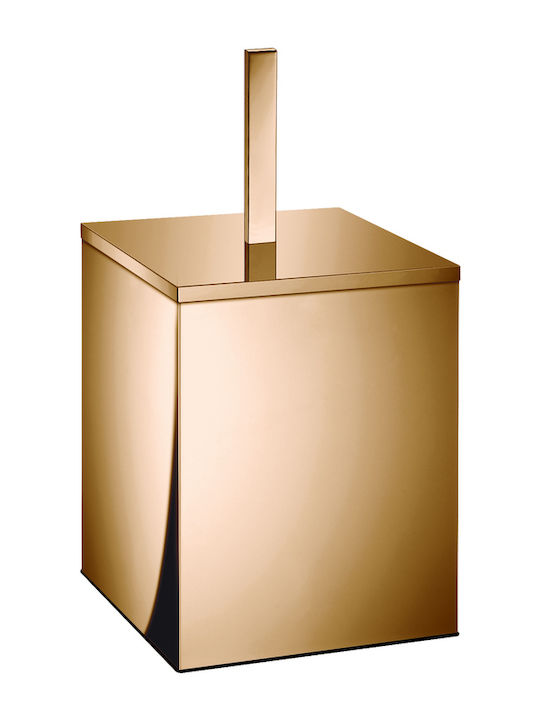 Sanco 90653-A75 Metallic Bathroom Bin 5lt Brown