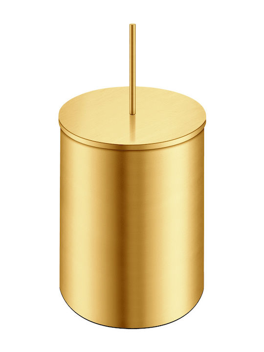 Sanco Metallischer Badezimmerbehälter 5lt Bronze