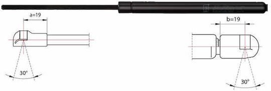 Metzger Trunk Shock Absorber 2110131
