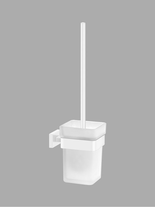 Sanco Glass Bathroom Toilet Brush Brown