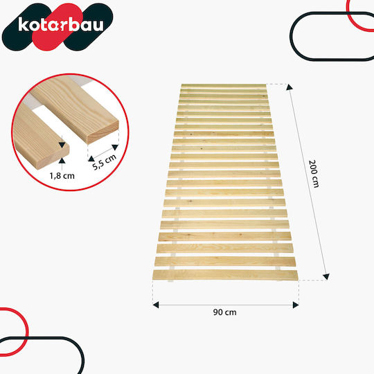 Τάβλες για Μονό Στρώμα 90x200εκ.