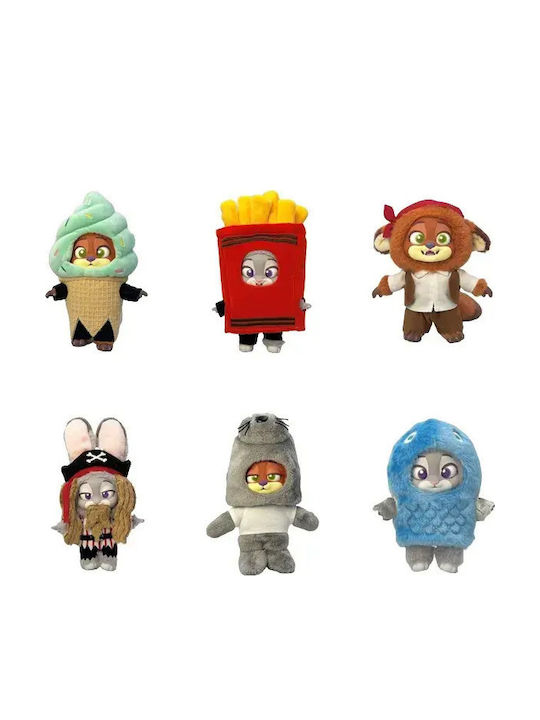 Λούτρινο Μπρελόκ Disney Zootopia Nick & Judy Best Undercove Series Plush Keychain Blind Box 1pc 1τμχ Τυχαία Επιλογή