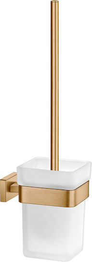 Sanco 91596-M26 Glass Bathroom Toilet Brush Copper
