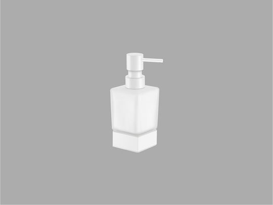 Sanco Bathroom Dispenser Γυάλινο Γκρι