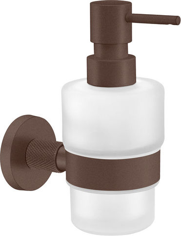 Sanco Dorian Επιτοίχιο Dispenser Γυάλινο Μαύρο
