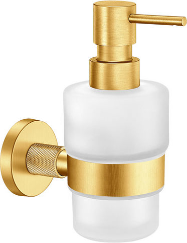 Sanco Dorian Επιτοίχιο Dispenser Γυάλινο Μαύρο