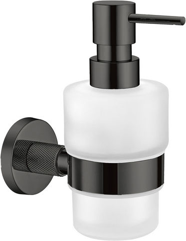 Sanco Dorian Επιτοίχιο Dispenser Γυάλινο Μαύρο