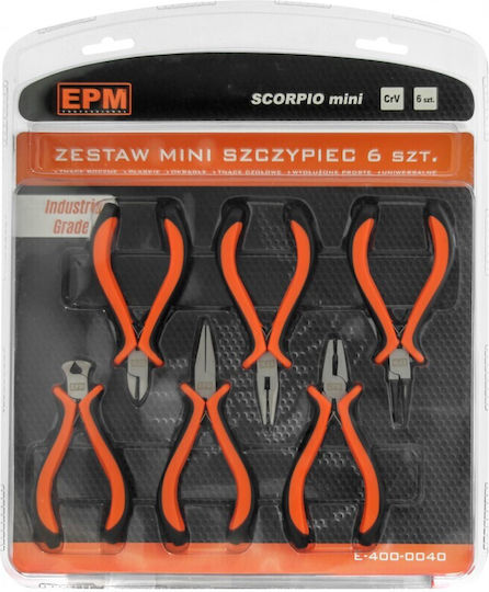 EPM Комплект клещи Прави 6бр