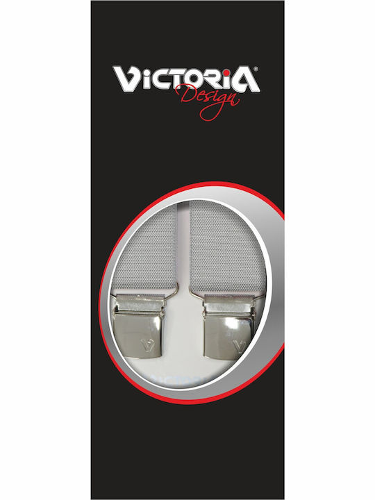Victoria Suspenders Monochrome Gray