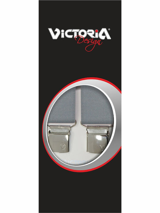Victoria Suspenders Monochrome Gray