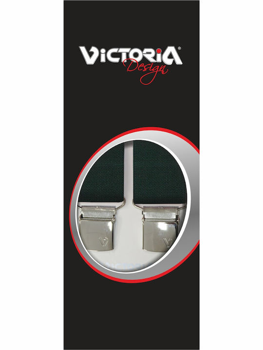 Victoria Suspenders Monochrome Green