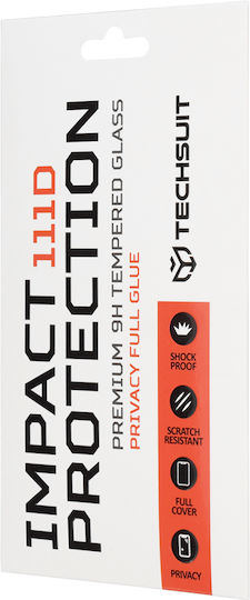 Techsuit Full Glue Privacy Full Face Tempered Glass (Xiaomi Redmi A7 Pro)