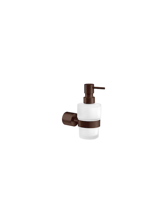 Sanco Elysian Wall Mounted Glass Brown Dispenser