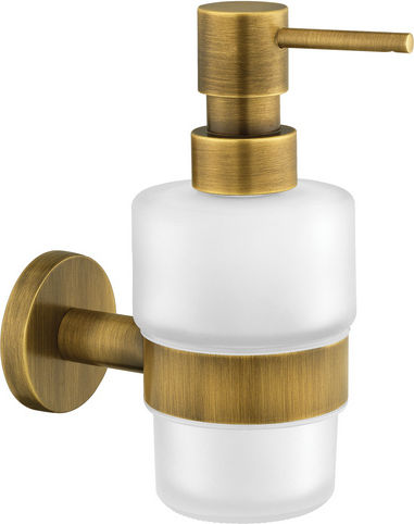 Sanco Ergon Wandmontierter Spender Glas Braun