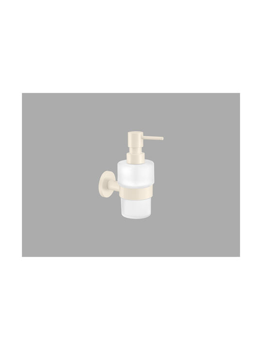 Sanco Gaea Επιτοίχιο Dispenser Γυάλινο Ασημί