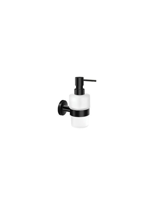 Sanco Gaea Επιτοίχιο Dispenser Γυάλινο Ασημί