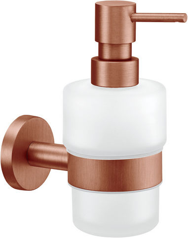 Sanco Gaea Επιτοίχιο Dispenser Γυάλινο Ασημί