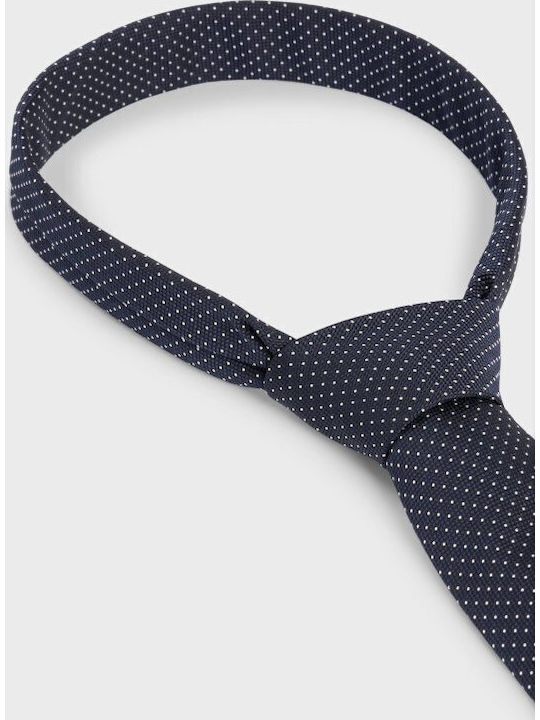 Hugo Men's Tie Silk in Navy Blue Color