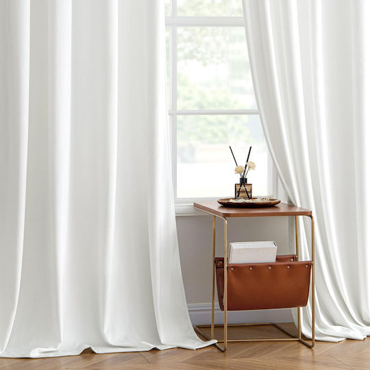 Verdunkelungsvorhänge Set mit Grommets Weiße 140x280cm Verdunkelungsvorhänge Set mit Grommets Weiße 140x280cm