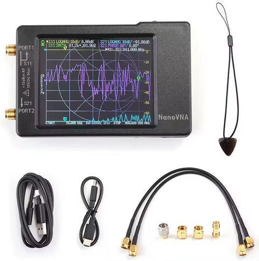 Antenna Analyzer Nanovna-H Vector Network 50kHz-900MHz MF HF VHF UHF