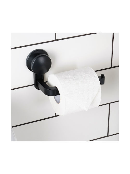 Vilde Suport De Hârtie Din Plastic Cu Ventuză Negru 5904316491949