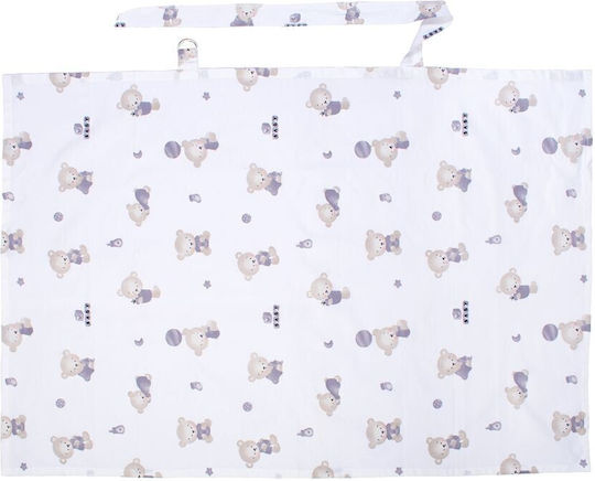 Dimcol Bear's Nest 05 1 Σελτεδάκι Χασέ Λευκό 105x70εκ.