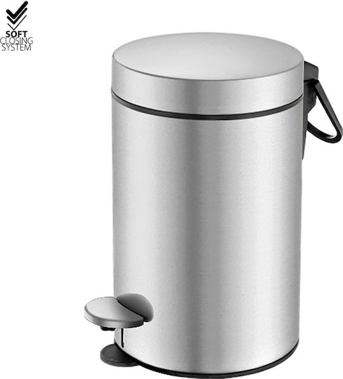 Sanco Metallic Bathroom Bin Soft Close 3lt Gold