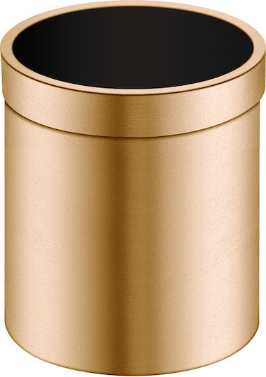 Sanco Metallisches Badezimmer Behälter 5lt Gold