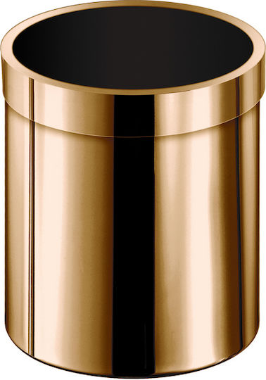 Sanco Metallisches Badezimmer Behälter 5lt Gold