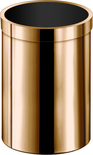 Sanco Metallic Bathroom Bin 12lt Gold