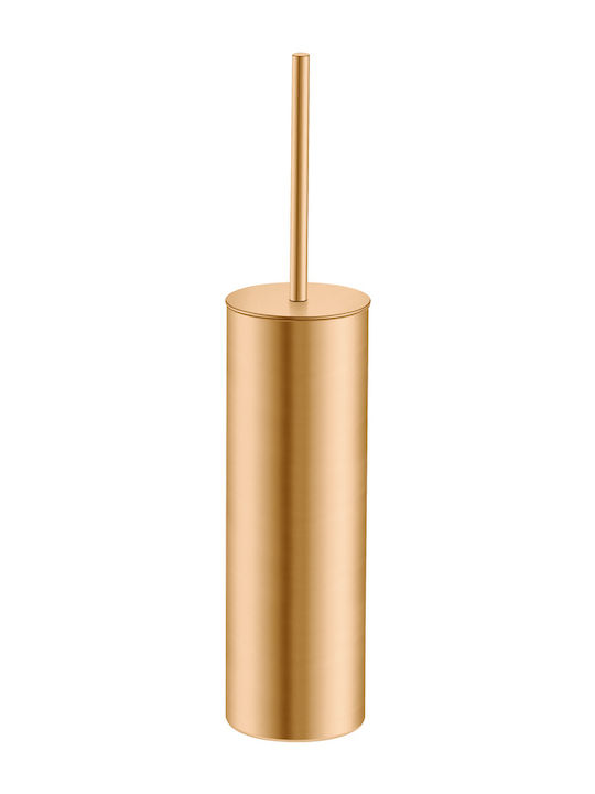 Sanco Metallische Toilettenbürste Badezimmer Gold