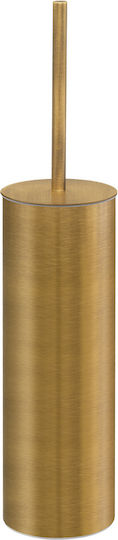 Sanco Metallische Toilettenbürste Badezimmer Gold