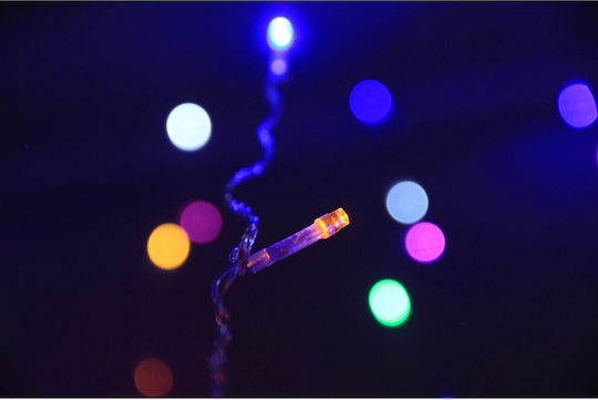 100 Luminite LED 3m x 100cm Multicolore USB Tip Perdea