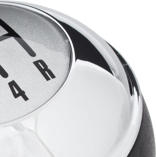 Mini R50 00-06 Gear Shift Knob Black + Chrome + Silver Cover 5 Speed