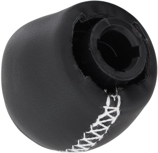 Renault Trafic Ii Iii 6-speed Gear Shift Knob Black Leather + Chrome