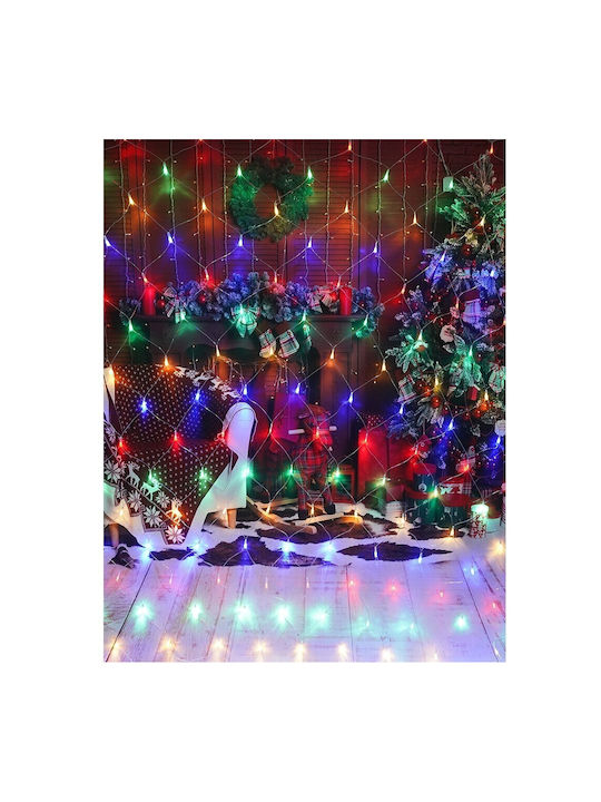 160 Λαμπάκια LED Δίχτυ 2μ. x 200εκ. RGB 160 Λαμπάκια LED Δίχτυ 2μ. x 200εκ. RGB