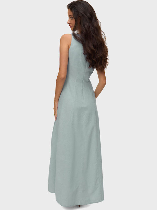 Maxi Dress for Wedding - Christening Pale Green