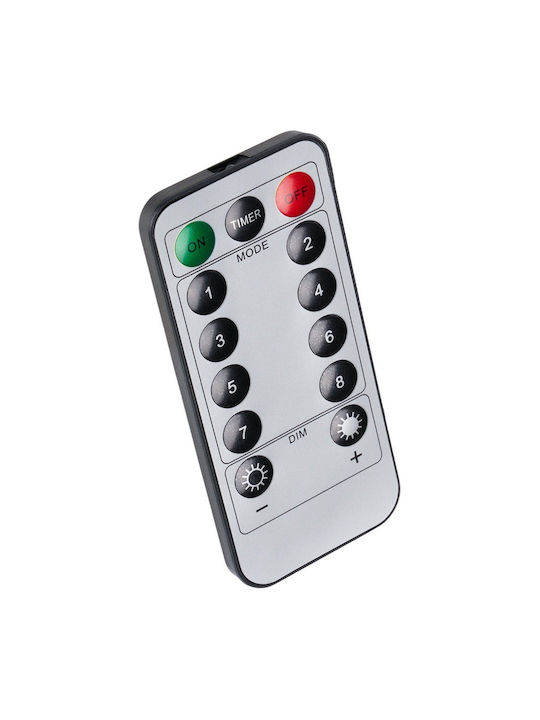 300 LED-Lichter 3m Kaltweiß USB Vorhang 8 Stück
