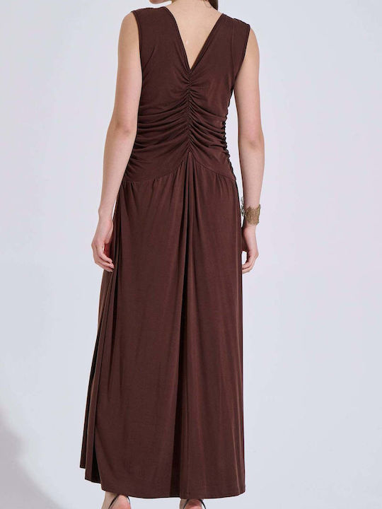 Summer Maxi Dress Brown