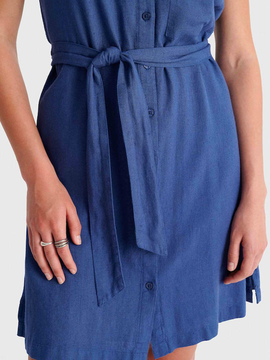 Summer Mini Dress Blue 8923514-Blue