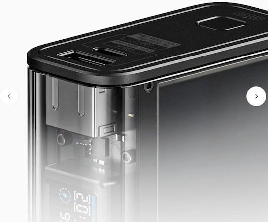 Sharge Shargeek Baterie Externă 20000mAh 140W Cu Port USB-A Și Port USB-C Transparentă