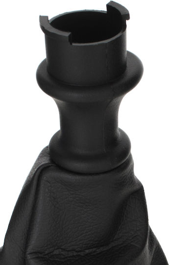 Renault Trafic Iii 14-19 Black Chrome Gear Shift Knob + Black Gaiters Chrome Frame 6 Speeds