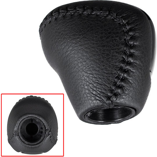 Chevrolet Aveo 09-13 Schwarzer Eco-Leder 5-Gang Schaltknopf