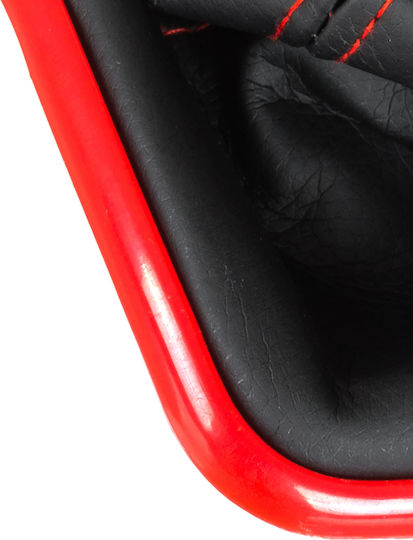 Vw Golf Iv 97-06 Gear Shift Knob + Boot Red Frame