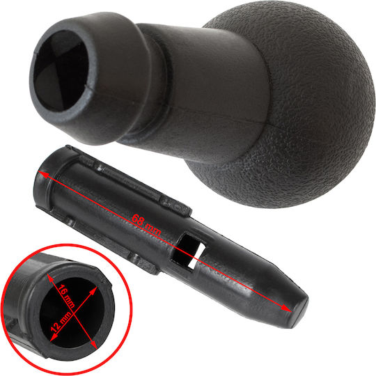 Peugeot 307 Gear Shift Knob + Adapter Shift Lever Knob Adapter 2 Pcs Set