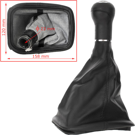 VW Golf IV 98-05 Mâner Schimbător Viteze Auto Negru + Manșetă