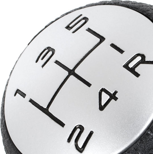 Peugeot 306 Gear Shift Knob Black + Silver Black Diagram