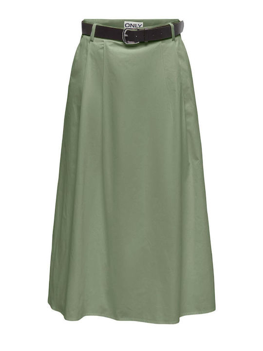 Maxi Φούστα Oil Green